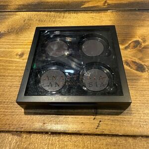 Anastasia Beverly‎ Hills Empty 4 Well Magnetic Eyeshadow Palette Black Clear Lid